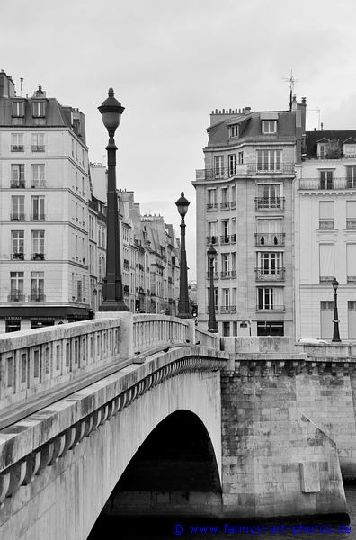 Brcke ber den Fluss Seine in Paris