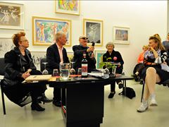 Galerie Abtart Stuttgart, mit Literaturnobelpreistrger Dario Fo