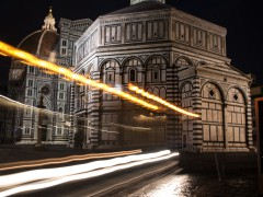 Santa Maria del Fiore, Lichtspiel, langzeitbelichtung