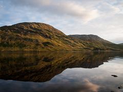 Irland, Connemara Berg Spiegelung