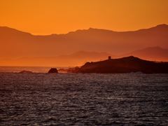 Korsika Abendstimmung, Sonnenuntergang