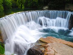 Wasserfall in Frankreich, Cevennen, Langzeitbelichtung, 